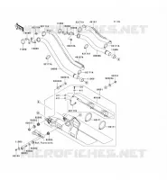 &Eacute;CHAPPEMENT(JKBVNKA1 4A010964 ) pour Kawasaki VN1600 CLASSIC 2005