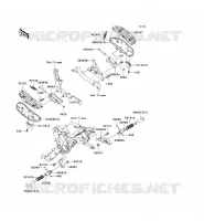 REPOSE PIED pour Kawasaki VN1600 CLASSIC 2005