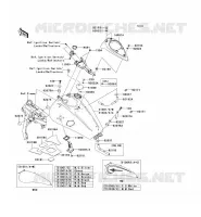RESERVOIR CARBURANT pour Kawasaki VN1600 CLASSIC 2005