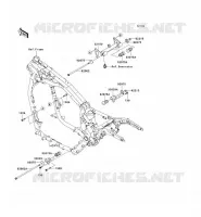 SUPPORT MOTEUR pour Kawasaki VN1600 CLASSIC 2005