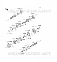 TRANSMISSION pour Kawasaki VN1600 CLASSIC 2005
