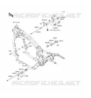 SUPPORT MOTEUR pour Kawasaki VN1600 CLASSIC 2008