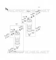 SUSPENSION/AMORTISSEUR pour Kawasaki VN1600 CLASSIC 2008