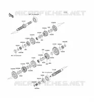 TRANSMISSION pour Kawasaki VN1600 CLASSIC 2008