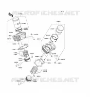 CYLINDRE/PISTON pour Kawasaki VN1600 CLASSIC 2008