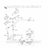 GUIDON pour Kawasaki VN1600 CLASSIC 2008