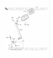PEDALE DE FREIN/TORQUE LINK pour Kawasaki VN1600 CLASSIC 2008