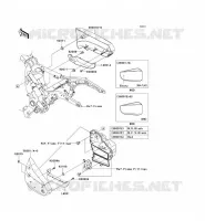 CACHE LAT&Eacute;RAL pour Kawasaki VN1600 MEAN STREAK 2007