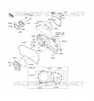 CARTER MOTEUR DROIT(S) pour Kawasaki VN1600 MEAN STREAK 2007