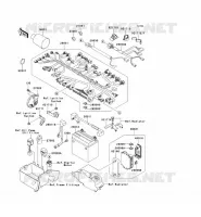 CHASSIS EQUIPMENT ELECTRIQUE pour Kawasaki VN1600 MEAN STREAK 2007