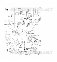 CONTACTEUR SERRURE/R&Eacute;FLECTEUR pour Kawasaki VN1600 MEAN STREAK 2007