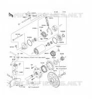D&Eacute;MARREUR pour Kawasaki VN1600 MEAN STREAK 2007