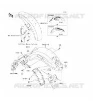 GARDE BOUE pour Kawasaki VN1600 MEAN STREAK 2007