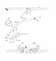 GUIDON pour Kawasaki VN1600 MEAN STREAK 2007