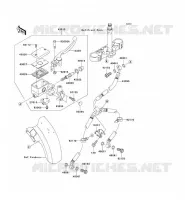 MAITRE CYLINDRE AV pour Kawasaki VN1600 MEAN STREAK 2007