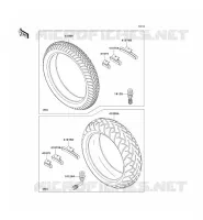 PNEUS pour Kawasaki VN1600 MEAN STREAK 2007