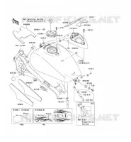 RESERVOIR CARBURANT pour Kawasaki VN1600 MEAN STREAK 2007