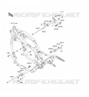 SUPPORT MOTEUR pour Kawasaki VN1600 MEAN STREAK 2007