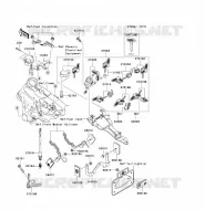 CONTACTEUR SERRURE/R&Eacute;FLECTEUR pour Kawasaki VN1600 CLASSIC TOURER 2006