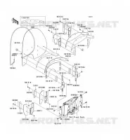 CARENAGE pour Kawasaki VN1600 CLASSIC TOURER 2006