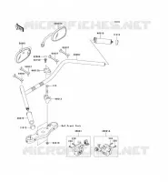 GUIDON pour Kawasaki VN1600 CLASSIC TOURER 2006
