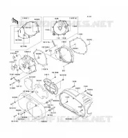 CARTER MOTEUR GAUCHE pour Kawasaki VN1600 CLASSIC TOURER 2008