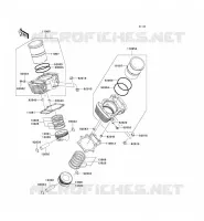 CYLINDRE/PISTON pour Kawasaki VN1600 CLASSIC TOURER 2008