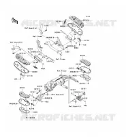 REPOSE PIED pour Kawasaki VN1600 CLASSIC TOURER 2008