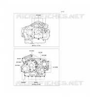 BOULON CARTER MOTEUR pour Kawasaki VN1600 CLASSIC TOURER 2008