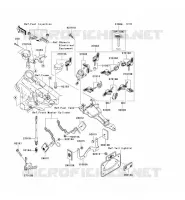 CONTACTEUR SERRURE/R&Eacute;FLECTEUR pour Kawasaki VN1600 CLASSIC TOURER 2008