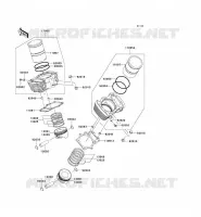 CYLINDRE/PISTON pour Kawasaki VN1600 CLASSIC TOURER 2008