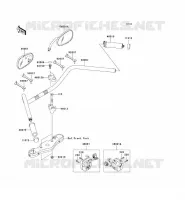 GUIDON pour Kawasaki VN1600 CLASSIC TOURER 2006
