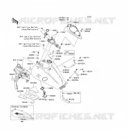 RESERVOIR CARBURANT pour Kawasaki VN1600 CLASSIC TOURER 2006
