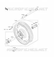ROUE AVANT pour Kawasaki VN1600 CLASSIC TOURER 2006