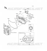 CARTER MOTEUR DROIT(S) pour Kawasaki VN1700 VOYAGER 2014