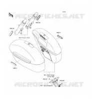 CATADIOPTRES pour Kawasaki VN1700 VOYAGER 2014