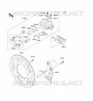 FREIN ARRIERE pour Kawasaki VN1700 VOYAGER 2014