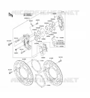 FREIN AVANT pour Kawasaki VN1700 VOYAGER 2014