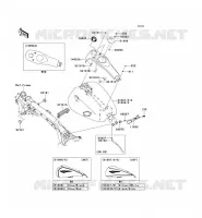 RESERVOIR CARBURANT pour Kawasaki VN1700 VOYAGER 2014