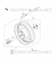ROUE AVANT pour Kawasaki VN1700 VOYAGER 2014