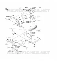 SACOCHES(SUPORT) pour Kawasaki VN1700 VOYAGER 2014