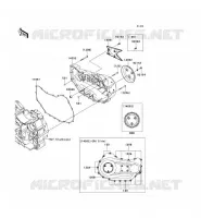 CARTER MOTEUR DROIT(S) pour Kawasaki VN1700 VOYAGER ABS 2010