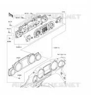 COMPTEURS pour Kawasaki VN1700 VOYAGER ABS 2010