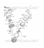 COUVRE CULASSE pour Kawasaki VN1700 VOYAGER ABS 2010