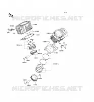CYLINDRE/PISTON pour Kawasaki VN1700 VOYAGER ABS 2010