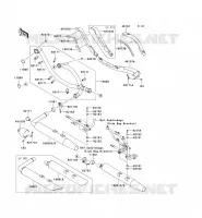 &Eacute;CHAPPEMENT pour Kawasaki VN1700 VOYAGER ABS 2010