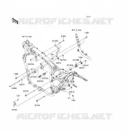 PIECE DE CADRE (COUVERTURE) pour Kawasaki VN1700 VOYAGER ABS 2010
