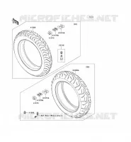 PNEUS pour Kawasaki VN1700 VOYAGER ABS 2010