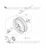 ROUE AVANT pour Kawasaki VN1700 VOYAGER ABS 2010