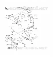 SACOCHES(SUPORT) pour Kawasaki VN1700 VOYAGER ABS 2010
